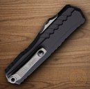 Microtech Auto Cypher II Folding Knife 3.5" Premium Steel Blade Black Aluminum Handle