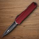 Microtech Auto Cypher II Folding Knife 3.5" Bohler M390MK Steel Blade Merlot Alumimun Handle
