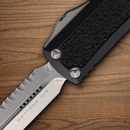 Microtech Auto Daytona Folding Knife 3.13" Premium Steel Blade Black Aluminum Handle