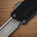 Microtech Auto Scarab II 3.9" Bohler M390MK Steel Blade Black Aluminum Handle