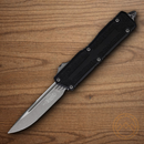 Microtech Auto Scarab II 3.9" Bohler M390MK Steel Blade Black Aluminum Handle