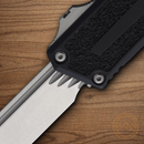 Microtech Auto Scarab II 3.9" Bohler M390MK Steel Blade Black Aluminum Handle