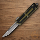 Microtech Auto Scarab II 3.9" Bohler M390MK Steel Blade OD Green/Black Aluminum Handle