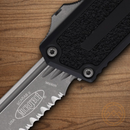 Microtech Auto Scarab II 3.9" Bohler M390MK Steel Blade Black Aluminum Handle