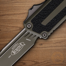 Auto Scarab II Folding Knife 3.9" Bohler M390MK Steel Blade Moss Green Aluminum Handle