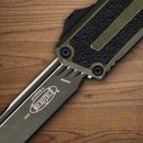 Auto Scarab II Folding Knife 3.9" Bohler M390MK Steel Blade Green/Black Aluminum Handle