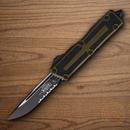 Auto Scarab II Folding Knife 3.9" Premium Steel Blade OD Green/Black Aluminum Handle