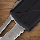 Microtech Auto Exocet Folding Knife 1.94" Premium Steel Blade Black Aluminum Handle