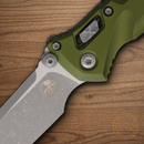 Microtech Socom Delta Ram-Lok Folding Knife 4" Bohler M390MK Steel Blade OD Green Aluminum Handle