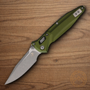 Microtech Socom Delta Ram-Lok Folding Knife 4" Bohler M390MK Steel Blade OD Green Aluminum Handle