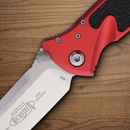 Microtech Socom Elite Folding Knife 4" Premium Steel Blade Red/Black Aluminum Handle