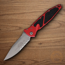 Microtech Socom Elite Folding Knife 4" Premium Steel Blade Red/Black Aluminum Handle