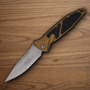 Microtech Socom Elite Folding Knife 4" Premium Steel Blade Tan/Black Aluminum Handle