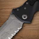Microtech Socom Elite Folding Knife 4" Premium Steel Blade Black Aluminum Handle