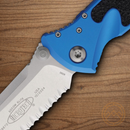 Microtech Socom Elite Folding Knife 4" Premium Steel Blade Blue/Black Aluminum Handle