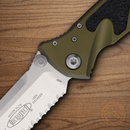 Microtech Socom Elite Folding Knife 4" Premium Steel Blade OD Green/Black Aluminum Handle
