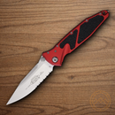 Microtech Socom Elite Folding Knife 4" Bohler M390 Steel Blade Red/Black Aluminum Handle