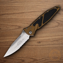 Microtech Socom Elite Folding Knife 4" Premium Steel Blade Tan/Black Aluminum Handle