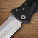 Microtech Socom Elite Folding Knife 4" Premium Steel Blade Black Aluminum Handle