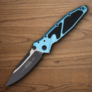 Microtech Socom Elite Folding Knife 4" Premium Steel Blade Turquoise/Black Aluminum Handle