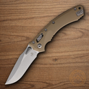 Microtech Amphibian Folding Knife 4" Bohler M390MK Steel Blade Tan G10 Handle