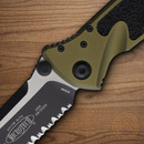 Microtech Socom Elite Folding Knife 4" Premium Steel Blade OD Green/Black Aluminum Handle