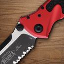Microtech Socom Elite Folding Knife 4" Premium Steel Blade Red/Black Aluminum Handle
