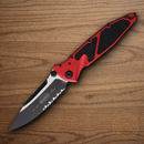 Microtech Socom Elite Folding Knife 4" Premium Steel Blade Red/Black Aluminum Handle