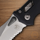 Microtech Amphibian Folding Knife 4" Bohler M390MK Steel Blade Black G10 Handle
