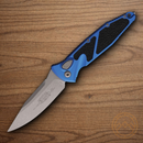 Microtech Auto Socom Elite Folding Knife 4" Premium Steel Blade Blue/Black Aluminum Handle