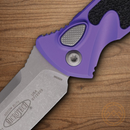 Microtech Auto Socom Elite 4" Premium Steel Blade Purple/Black Aluminum Handle