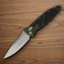 Microtech Auto Socom Elite 4" Premium Steel Blade Green/Black Aluminum Handle