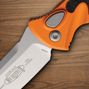 Microtech Auto Socom Elite Folding Knife 4" Premium Steel Blade Orange/Black Aluminum Handle