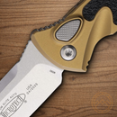 Microtech Auto Socom Elite Folding Knife 4" Premium Steel Blade Tan/Black Aluminum Handle
