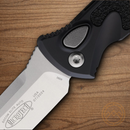 Microtech Auto Socom Elite Folding Knife 4" Premium Steel Blade Black Aluminum Handle
