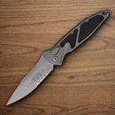 Microtech Auto Socom Elite Folding Knife 4" Premium Steel Blade Gray/Black Aluminum Handle