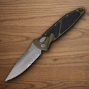 Microtech Auto Socom Elite Folding Knife 4" Premium Steel Blade OD Green/Black Aluminum Handle