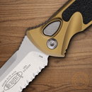 Microtech Auto Socom Elite Folding Knife 4" Premium Steel Blade Tan/Black Aluminum Handle