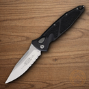 Microtech Auto Socom Elite Folding Knife 4" Premium Steel Blade Black Aluminum Handle