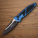 Microtech Auto Socom Elite Folding Knife 4" Premium Steel Blade Blue/Black Aluminum Handle
