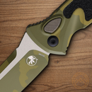 Microtech Auto Socom Elite Folding Knife 4" Premium Steel Blade Camo Aluminum Handle