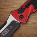 Microtech Auto Socom Elite Folding Knife 4" Premium Steel Blade Red/Black Aluminum Handle