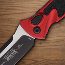 Microtech Auto Socom Elite Folding Knife 4" Premium Steel Blade Red/Black Aluminum Handle