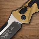 Microtech Auto Socom Elite Folding Knife 4" Premium Steel Blade Tan/Black Aluminum Handle