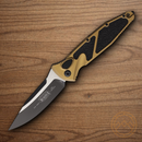 Microtech Auto Socom Elite Folding Knife 4" Premium Steel Blade Tan/Black Aluminum Handle