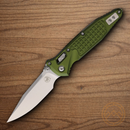 Microtech Socom Folding Knife 4" Bohler M390MK Steel Blade OD Green Aluminum Handle