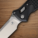 Microtech Socom Folding Knife 4" Bohler M390MK Steel Blade Black Aluminum Handle
