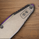 Microtech Socom Folding Knife 4" Bohler M390MK Steel Blade Stonewash Titanium Handle