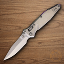 Microtech Socom Folding Knife 4" Bohler M390MK Steel Blade Stonewash Titanium Handle