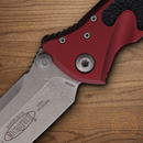 Microtech Socom Folding Knife 4" Premium Steel Blade Merlot/Black Aluminum Handle